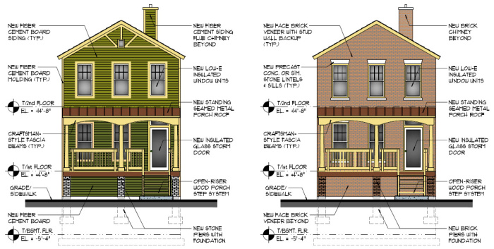 Chicago bungalow ADU model